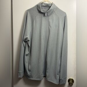 Bench Men's Light Gray Zip Up Sweater